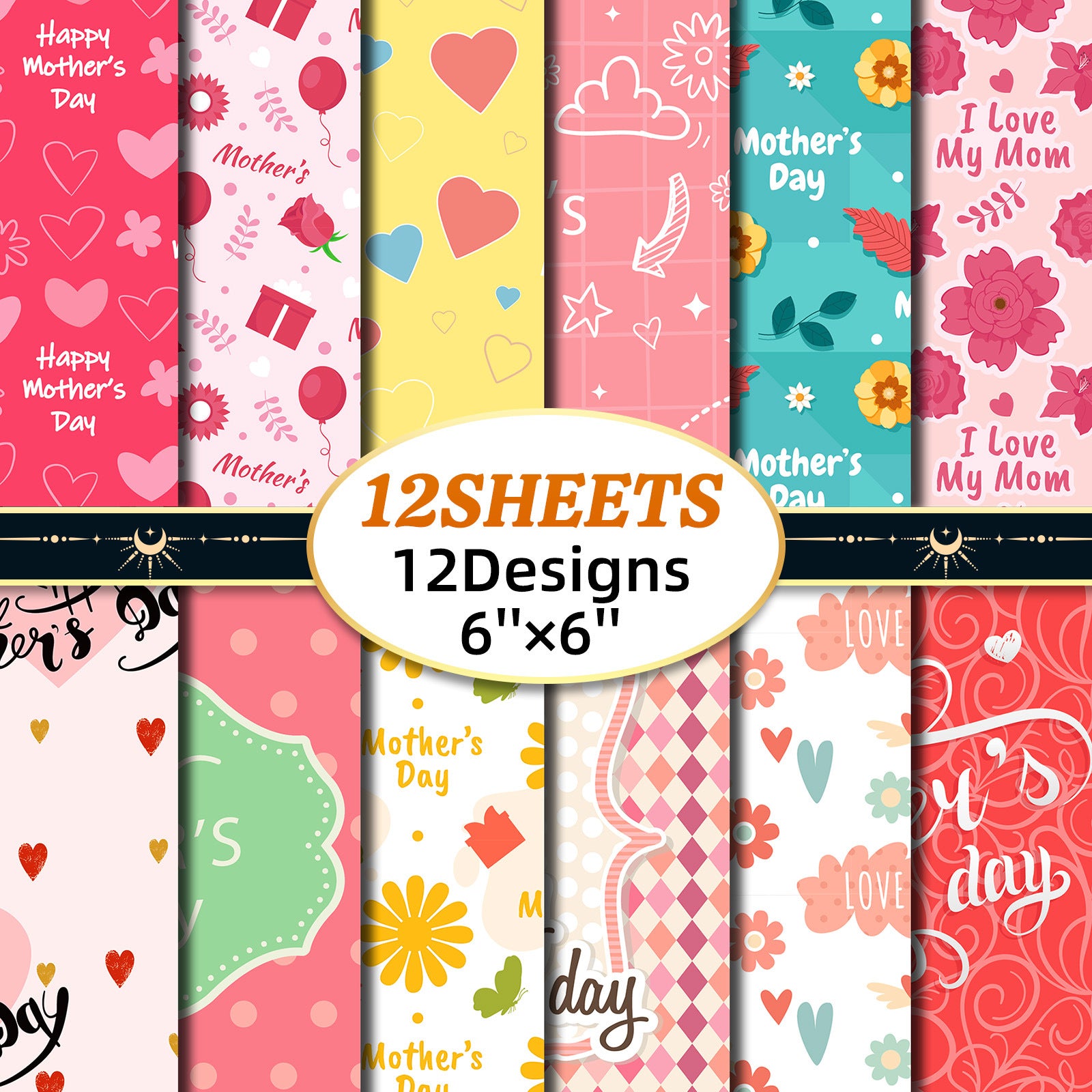 Wholesale Mother's Day Material Base Paper